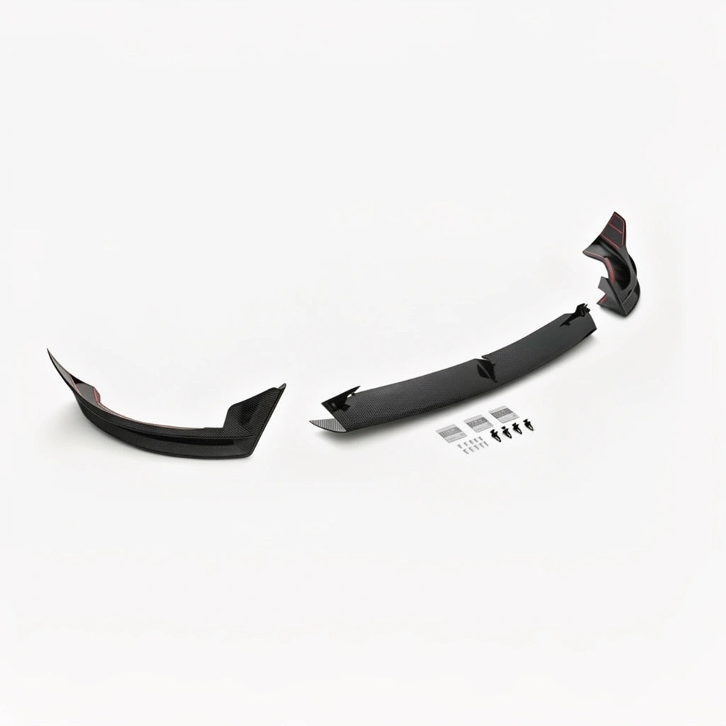 2020-2025 | Model Y Aggressive Front Lip Splitter Spoiler - ABS Plastic (3 Pieces)