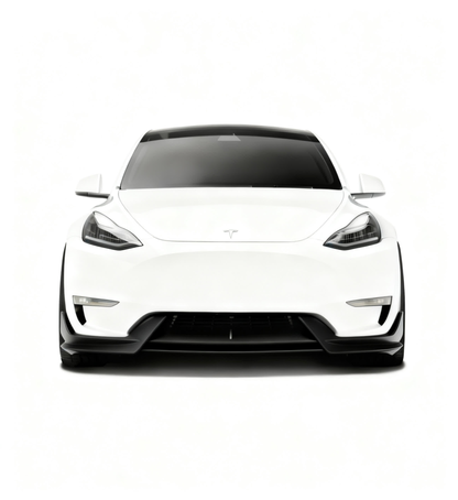 2020-2025 | Model Y Aggressive Front Lip Splitter Spoiler - ABS Plastic (3 Pieces)