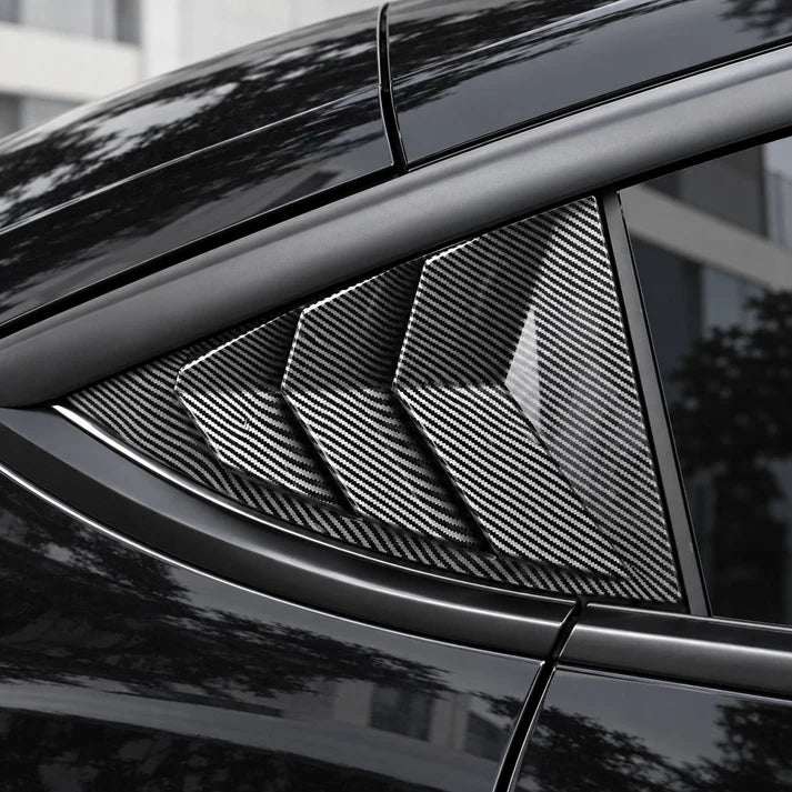 Model Y Juniper / Legacy Rear Side Window Louvers Cover - ABS Plastic (2 Pieces)