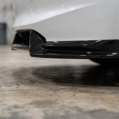 2024+ | Model 3 Highland Aggressive Front Lip Splitter Spoiler - ABS Plastic (3 Pieces)