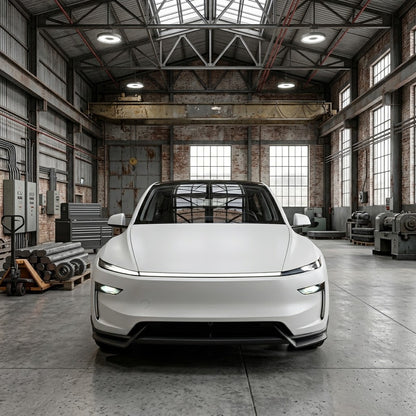 2025+ | Model Y Juniper Aggressive Front Lip Splitter Spoiler - ABS Plastic (3 Pieces)