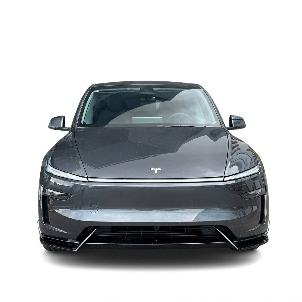2025+ | Model Y Juniper Aggressive Front Lip Splitter Spoiler - ABS Plastic (3 Pieces)