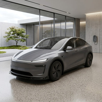 2025+ | Model Y Juniper Sporty Front Lip Splitter Spoiler - ABS Plastic (3 Pieces)