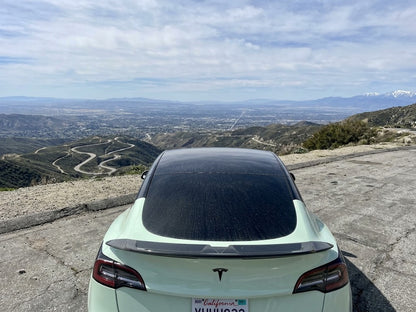 2020-2025 Tesla Model Y Massive rear spoiler - ABS plastic, side profile | EVP Performance