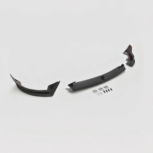 2020-2025 | Model Y Aggressive Front Lip Splitter Spoiler - ABS Plastic (3 Pieces)